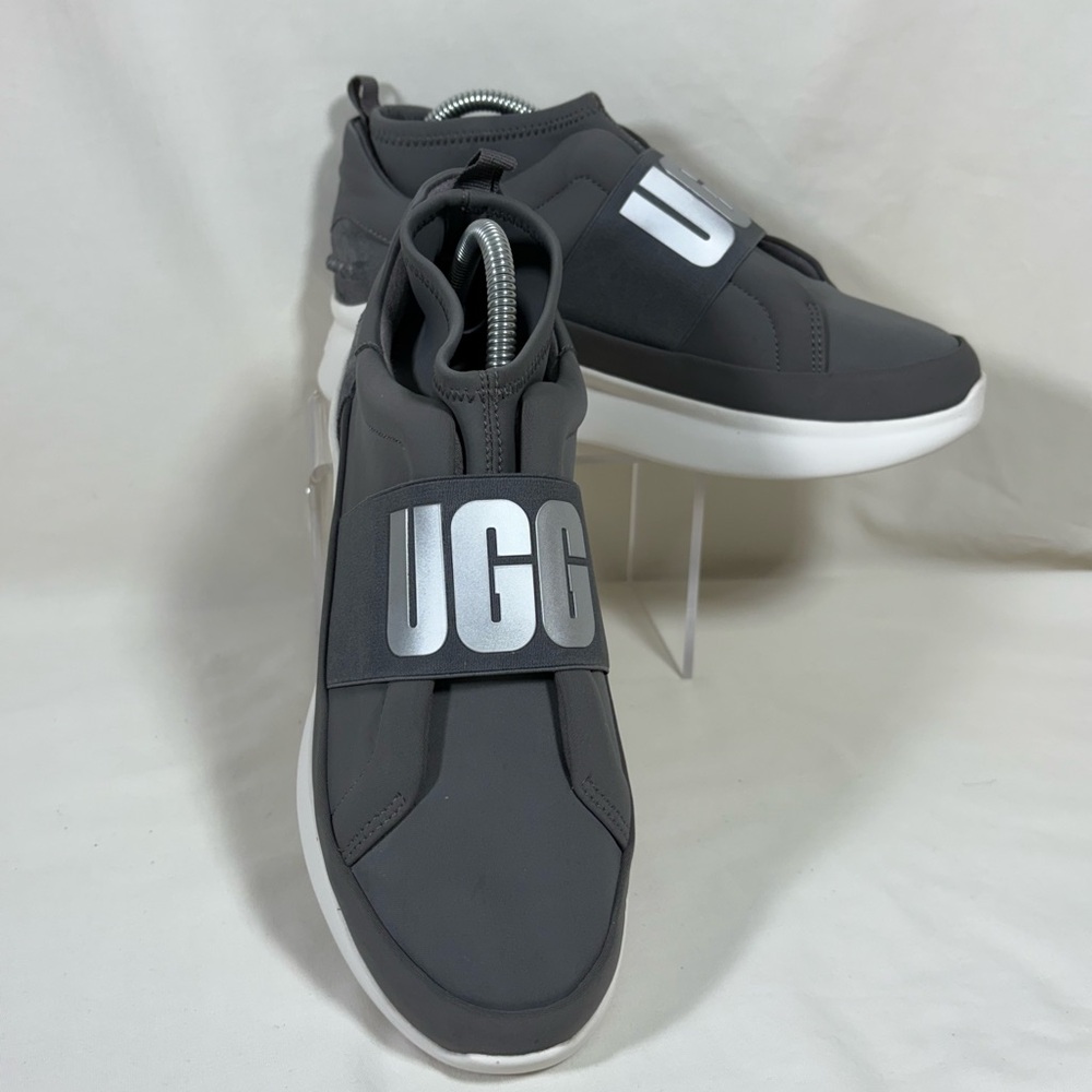 UGG Women's (1095097) Gray/Silver/White Neutra Chunky Platform Sneakers SZ 8